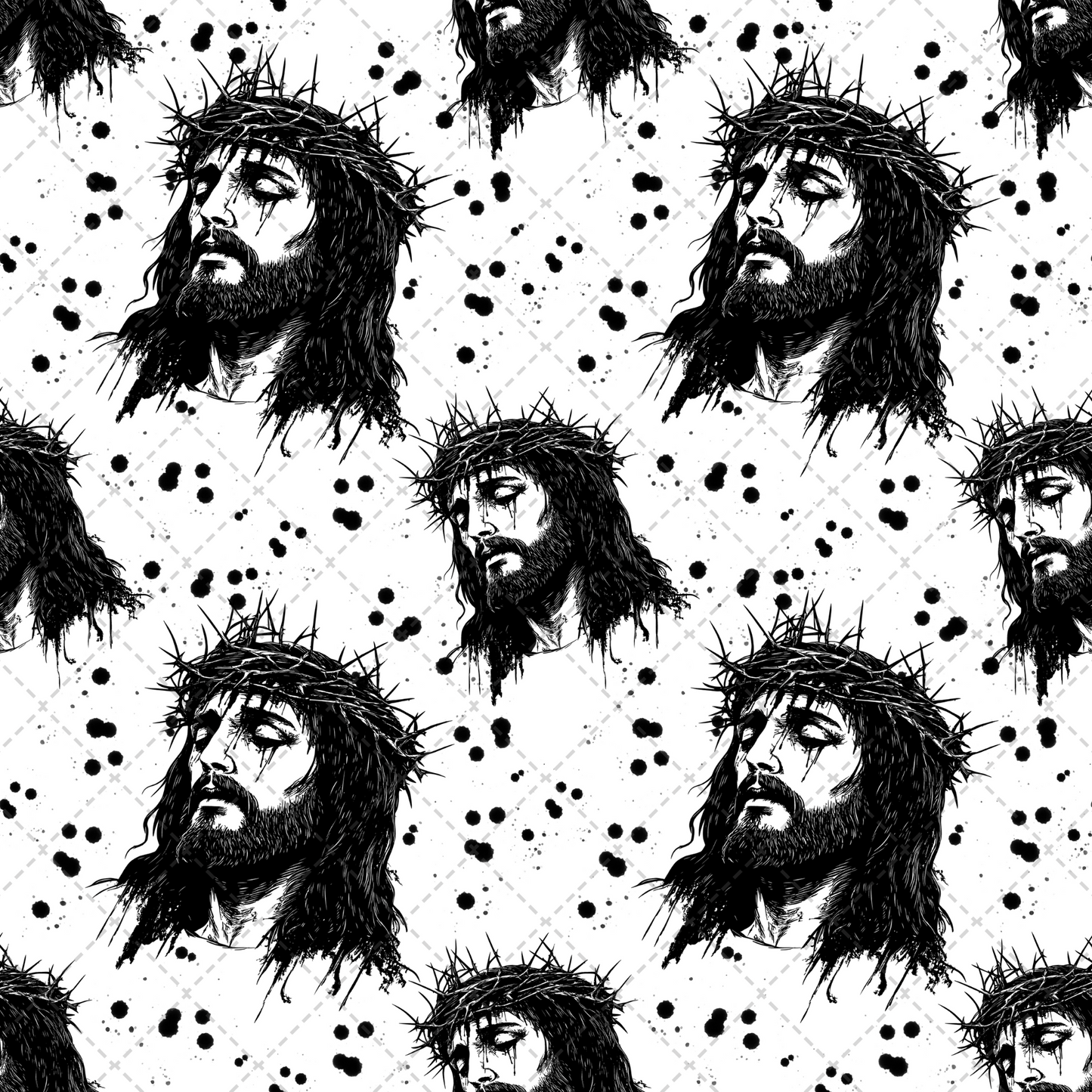 Jesus Seamless - Sublimation Tumbler Transfer