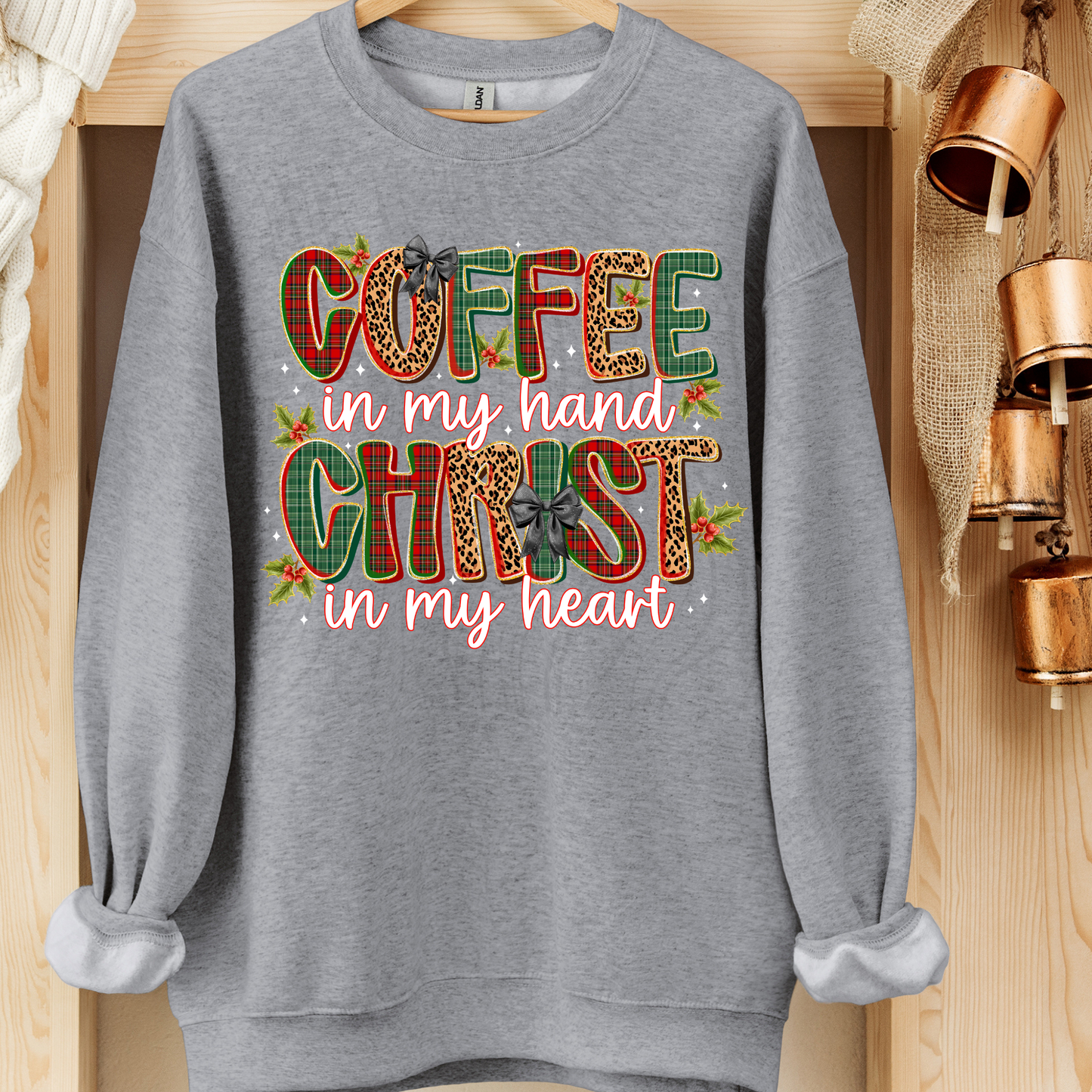 Coffee In My Hand Christ In My Heart Transfer**SOLD SEPARATLEY**