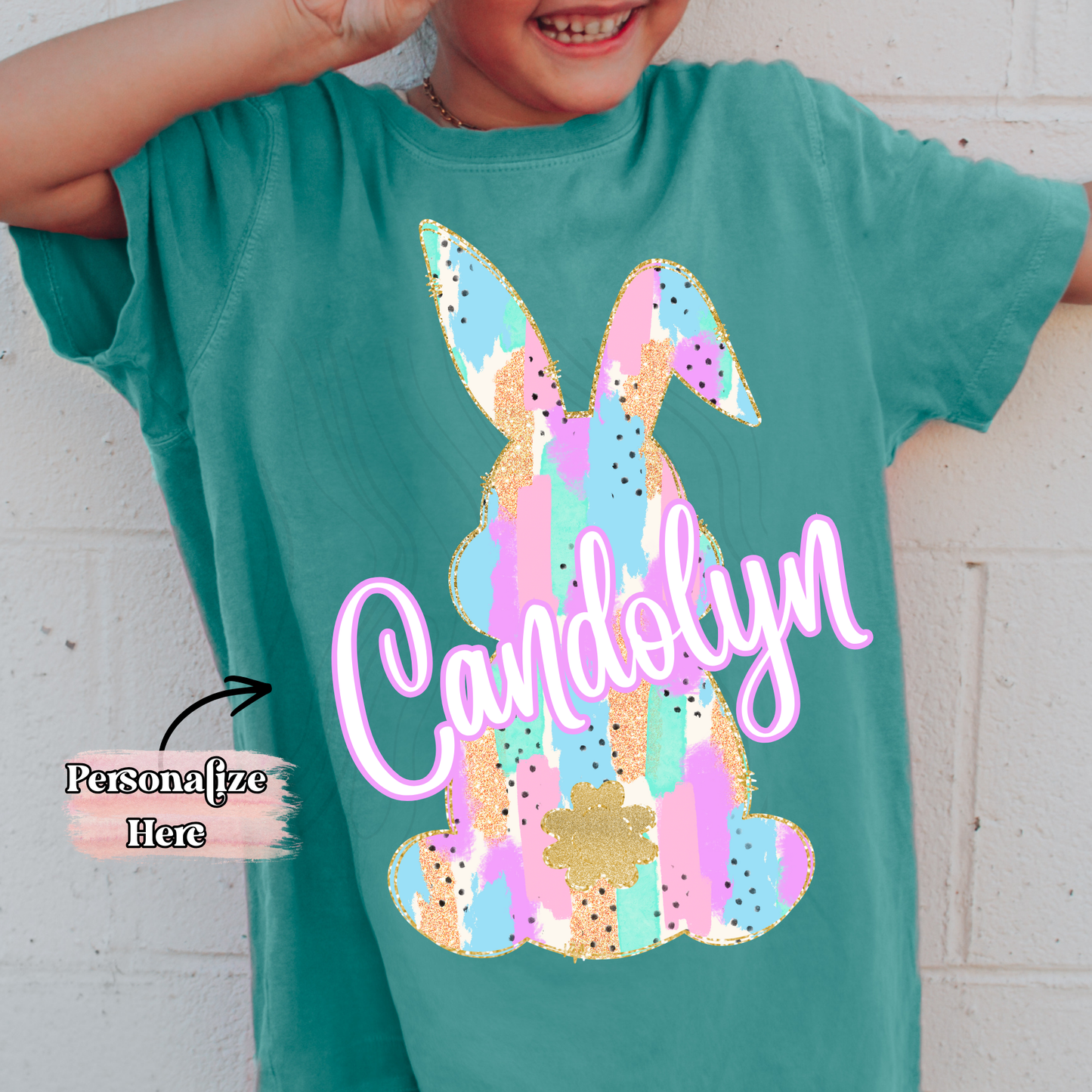 Pastel Easter Bunny - ‼️FULLY CUSTOMIZABLE‼️ Transfer