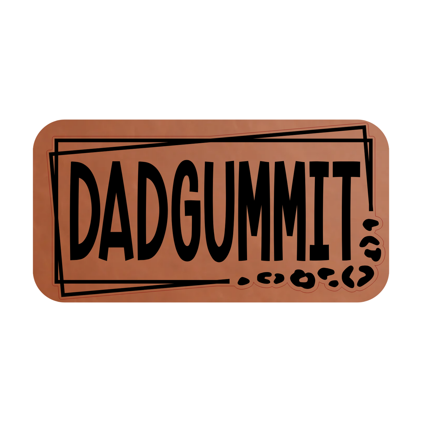 Dagummit Leather Patch