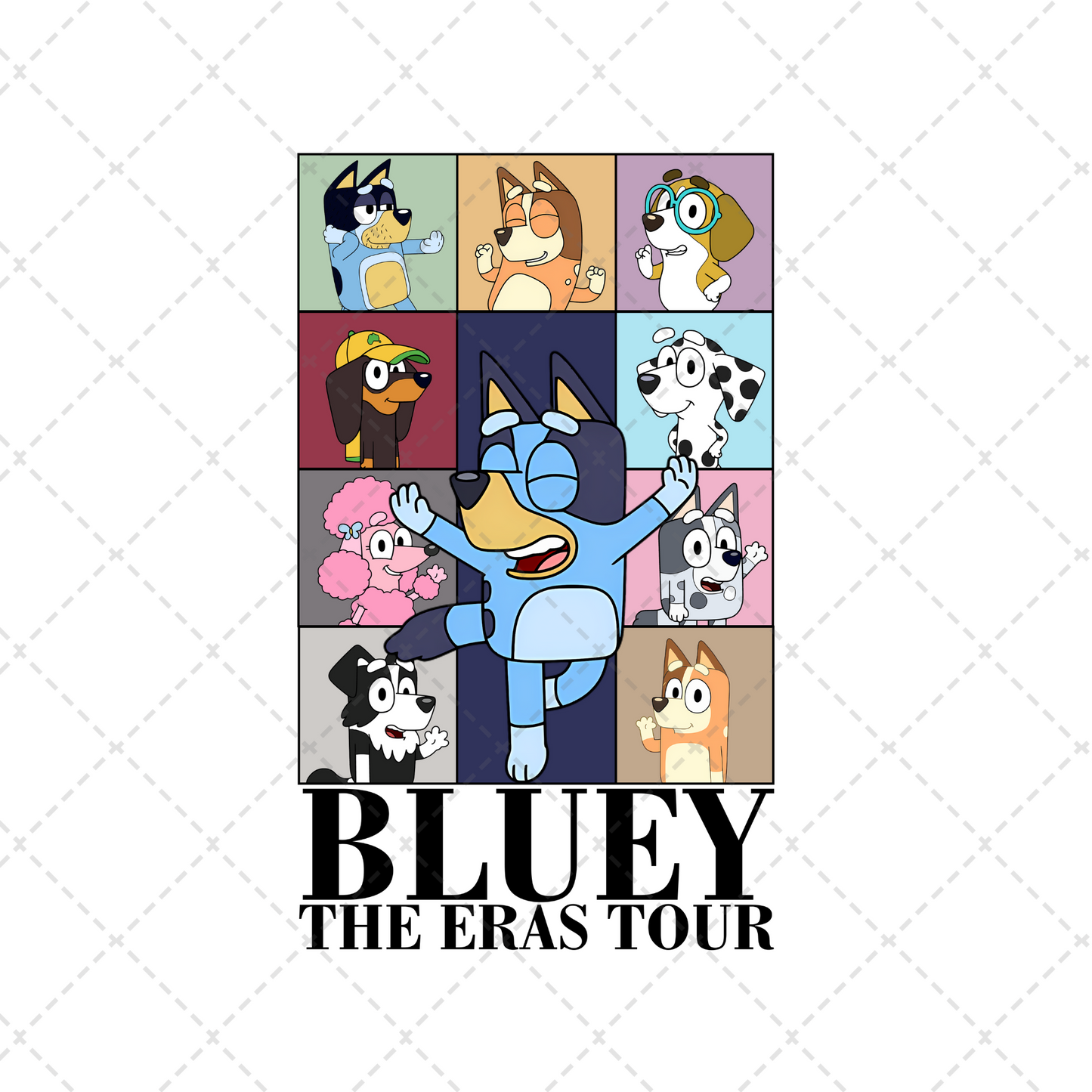 Blue Pup Eras Tour Transfer