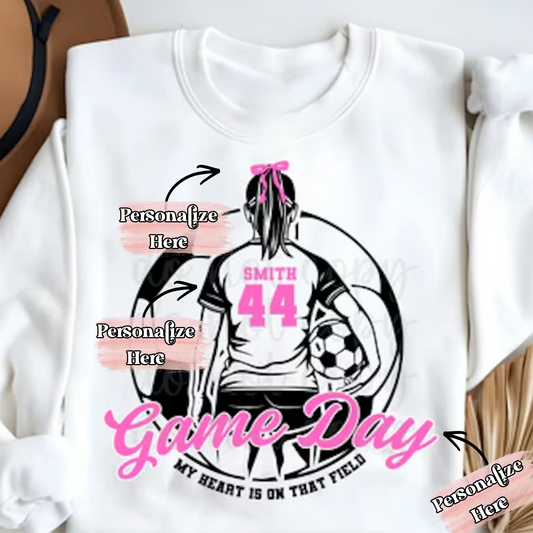 Soccer Team Player - ‼️FULLY CUSTOMIZABLE‼️ Transfer