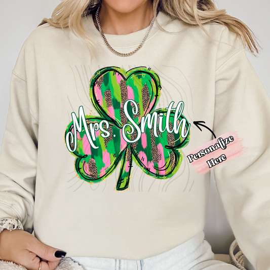Shamrock Name - ‼️FULLY CUSTOMIZABLE‼️ Transfer