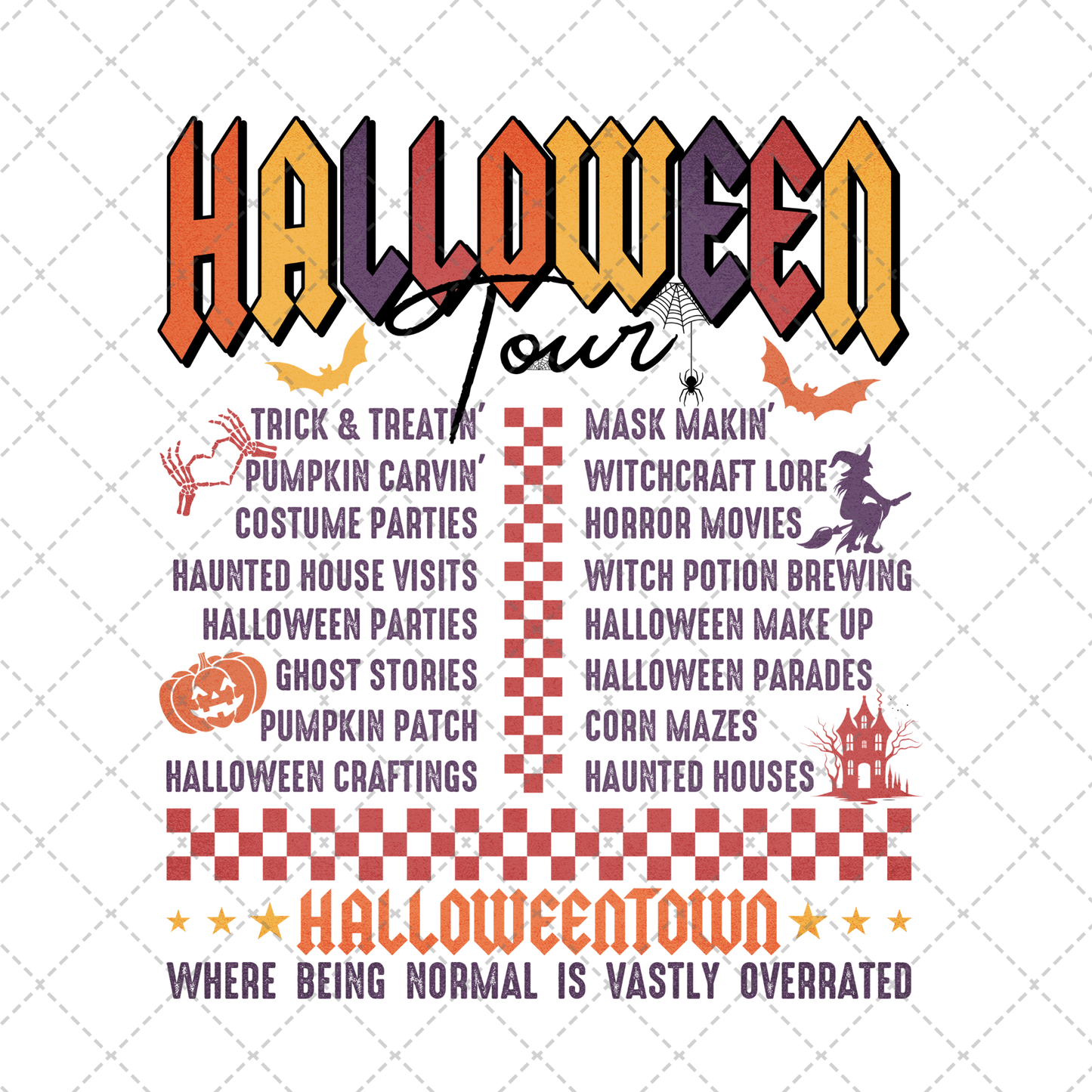 Halloween Tour  ** TWO PART* SOLD SEPARATELY**