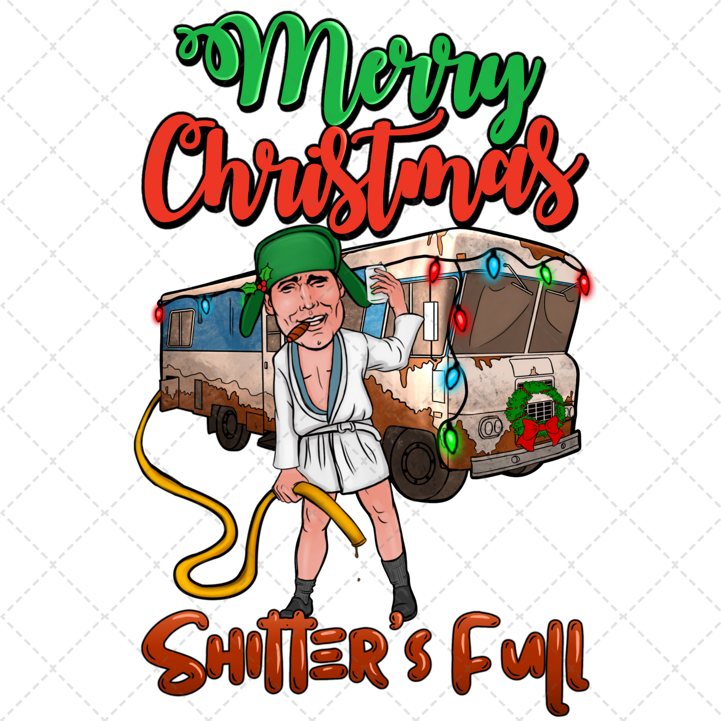 Sh*tters Full Merry Christmas Transfer