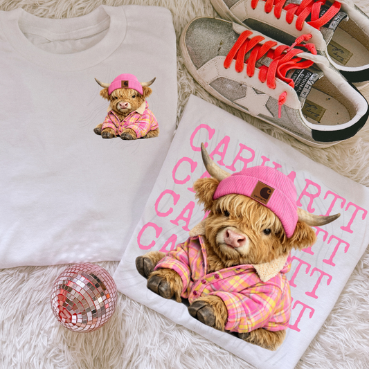 Carh Highland Cow Transfer *TWO PART**SOLD SEPARATELY**