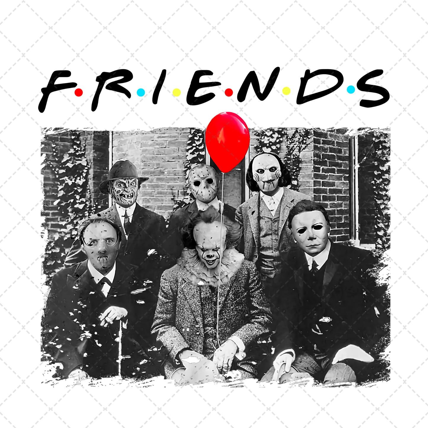 Red Balloon Friends Transfer