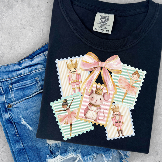 Striped Coquette Stamps Bundle Transfer