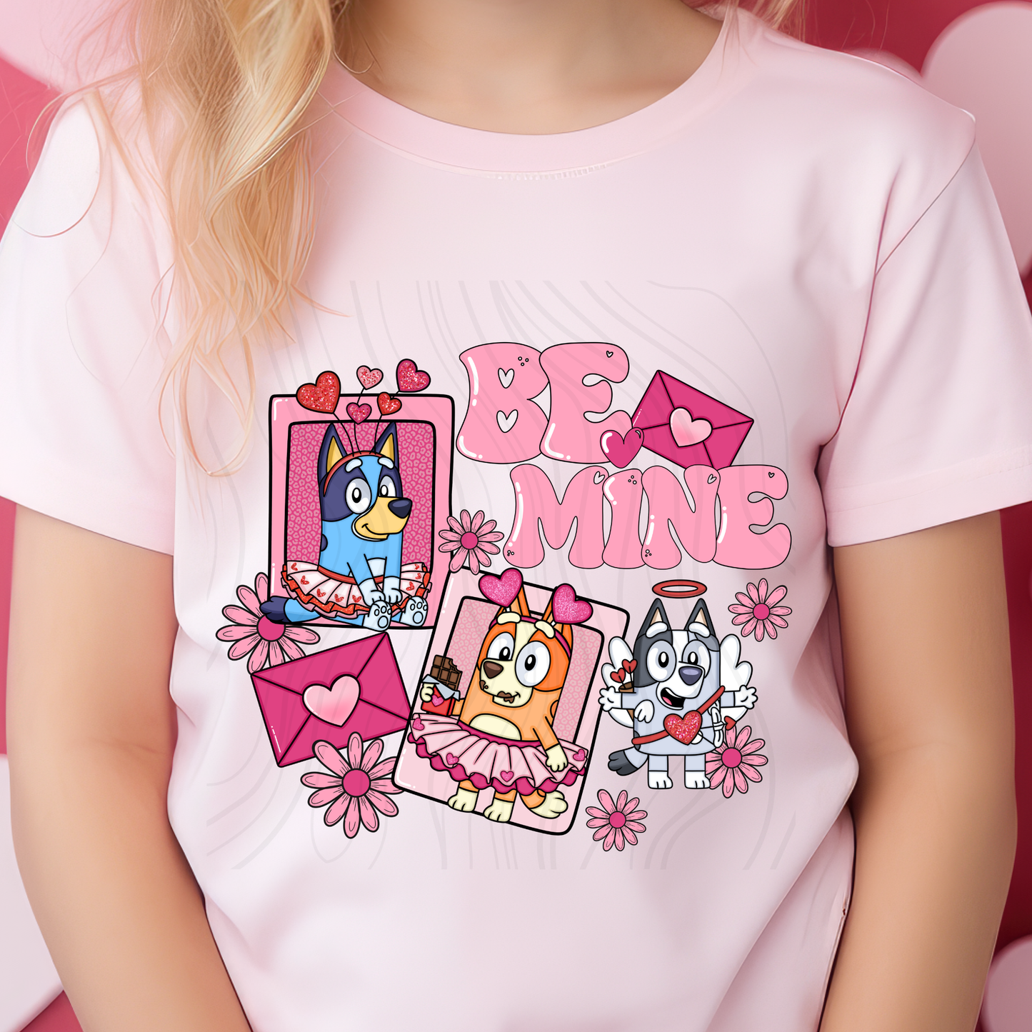 Blue Pup Be Mine Transfer