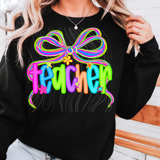 Teacher Bright Coquette Transfer