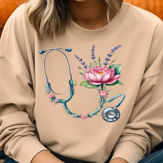 Care Floral Stepthoscope Transfer