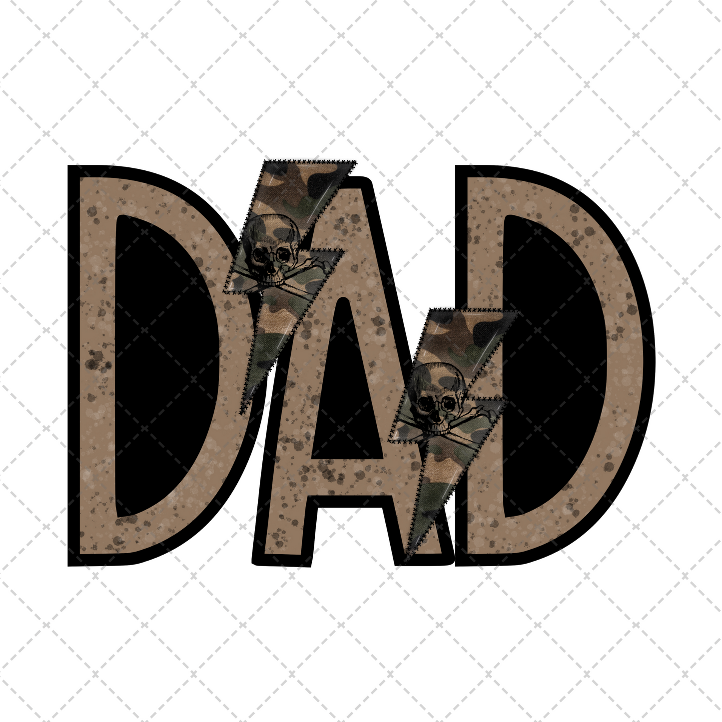 Camo Dad Transfer