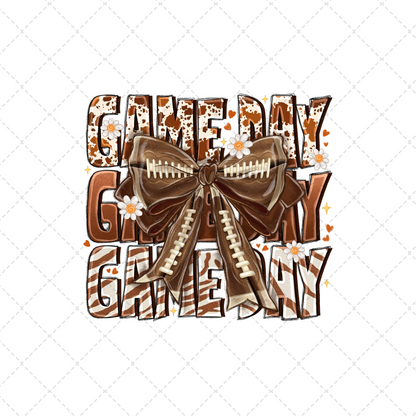 Gameday Football Coquette Transfer