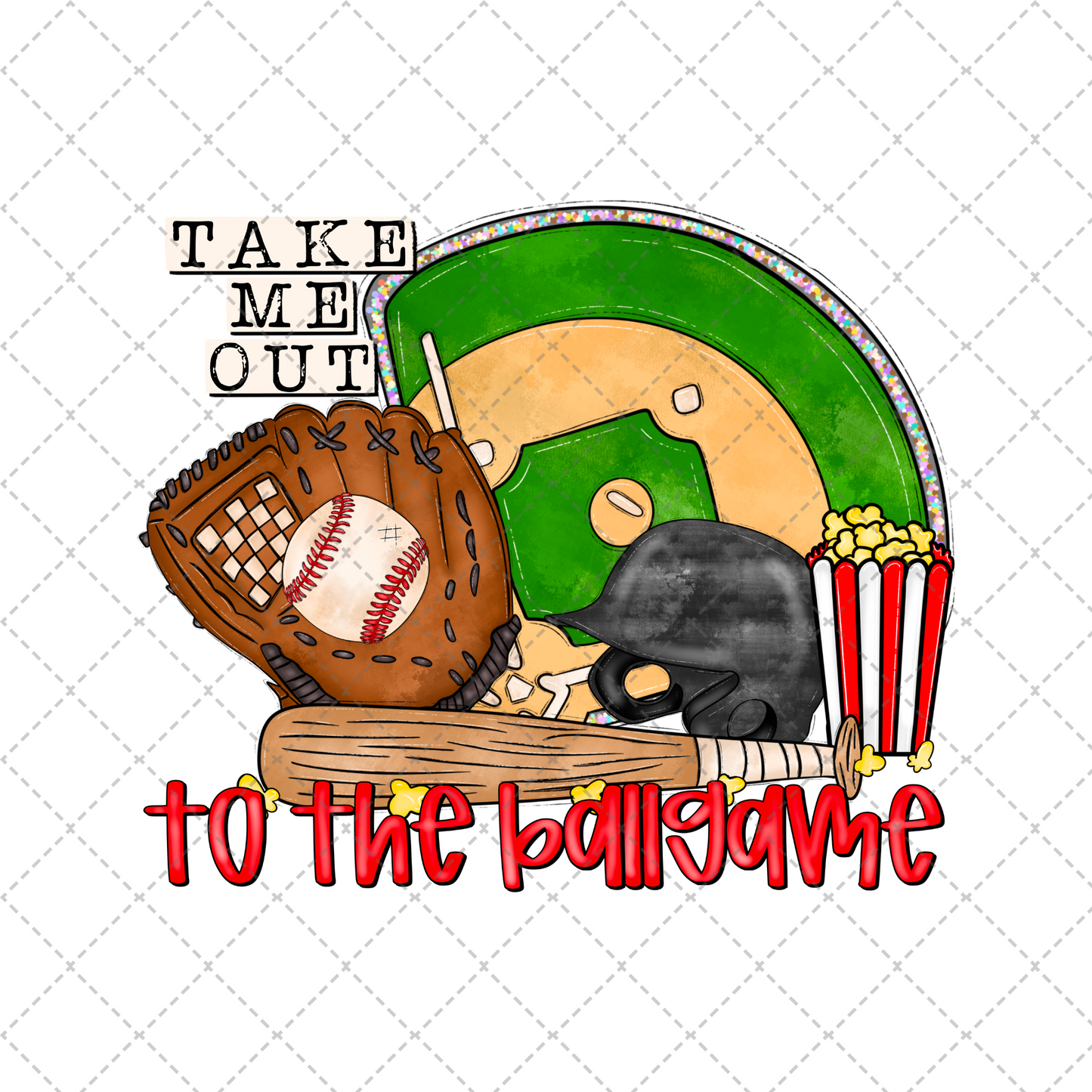 Ballgame Baseball Transfer