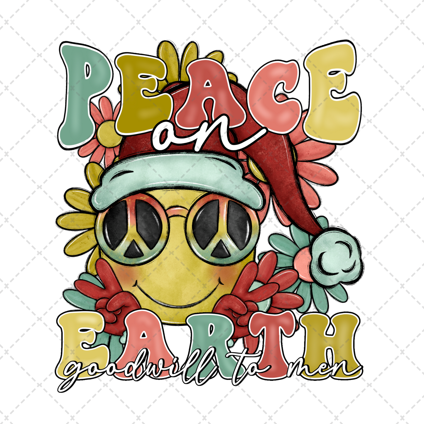 Peace On Earth Transfer **TWO PART* SOLD SEPARATELY**