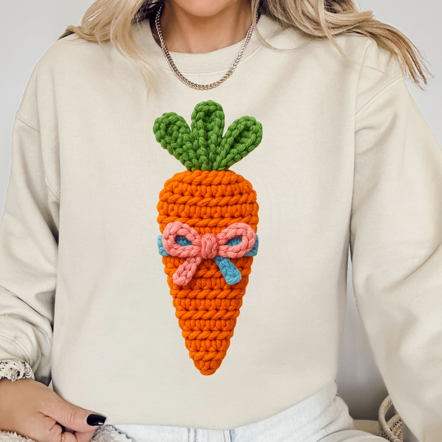 Faux Yarn Carrot Transfer