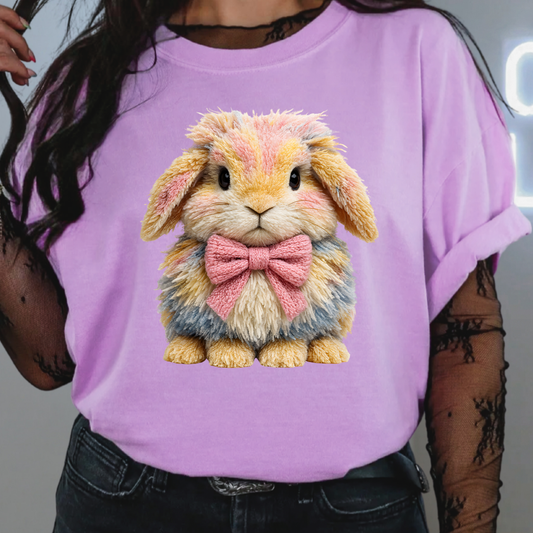 Faux Yarn Bunny Transfer