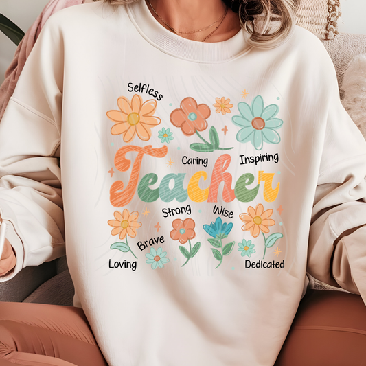 Teacher Selfless Caring Strong Transfer