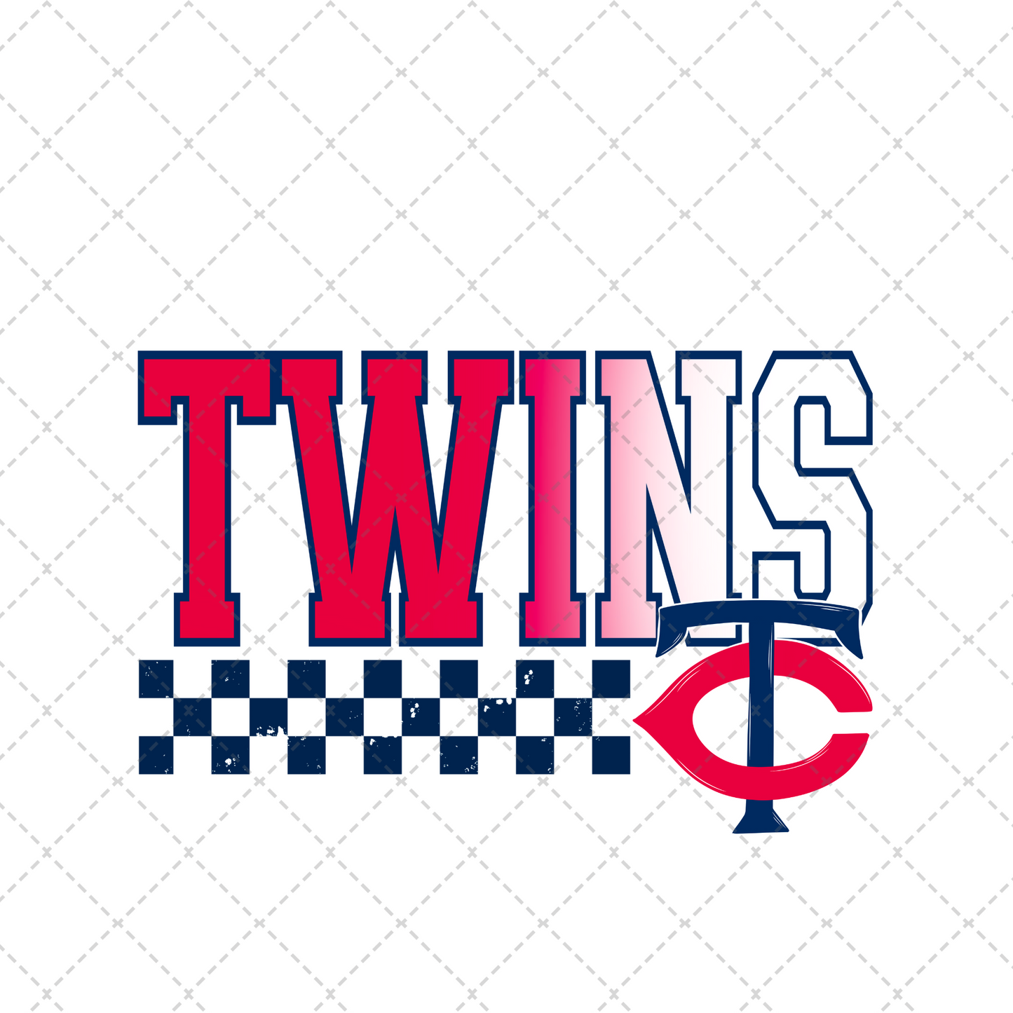 Let's Go Twins Transfer ** TWO PART* SOLD SEPARATELY**