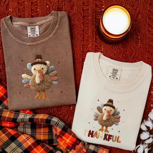 FAUX YARN TURKEY TRANSFER