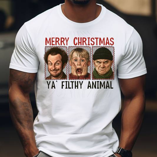 MERRY CHRISTMAS FILTHY ANIMAL TRANSFER ** SOLD SEPARATELY**