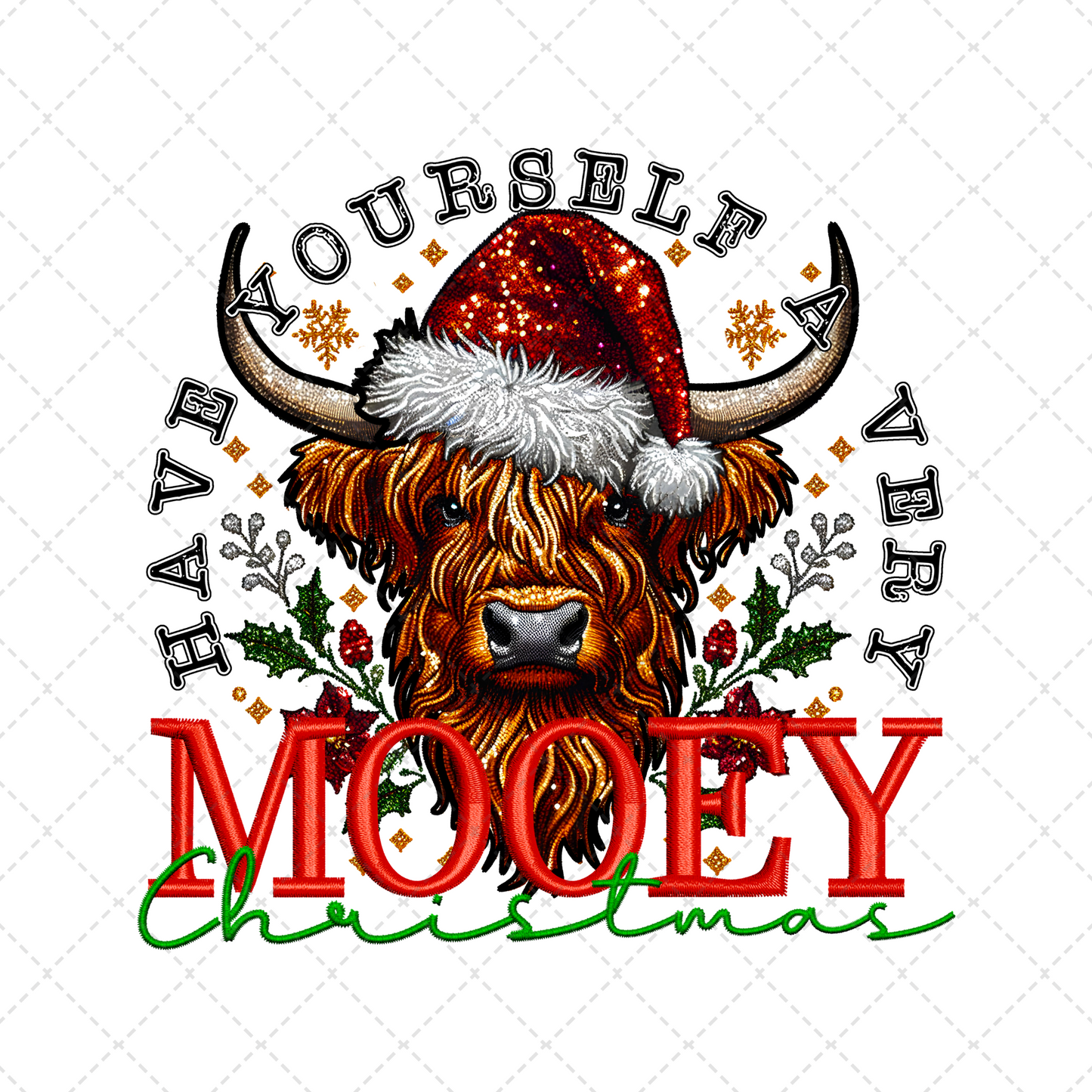 Have Yourself A Very Mooey Christmas Transfer