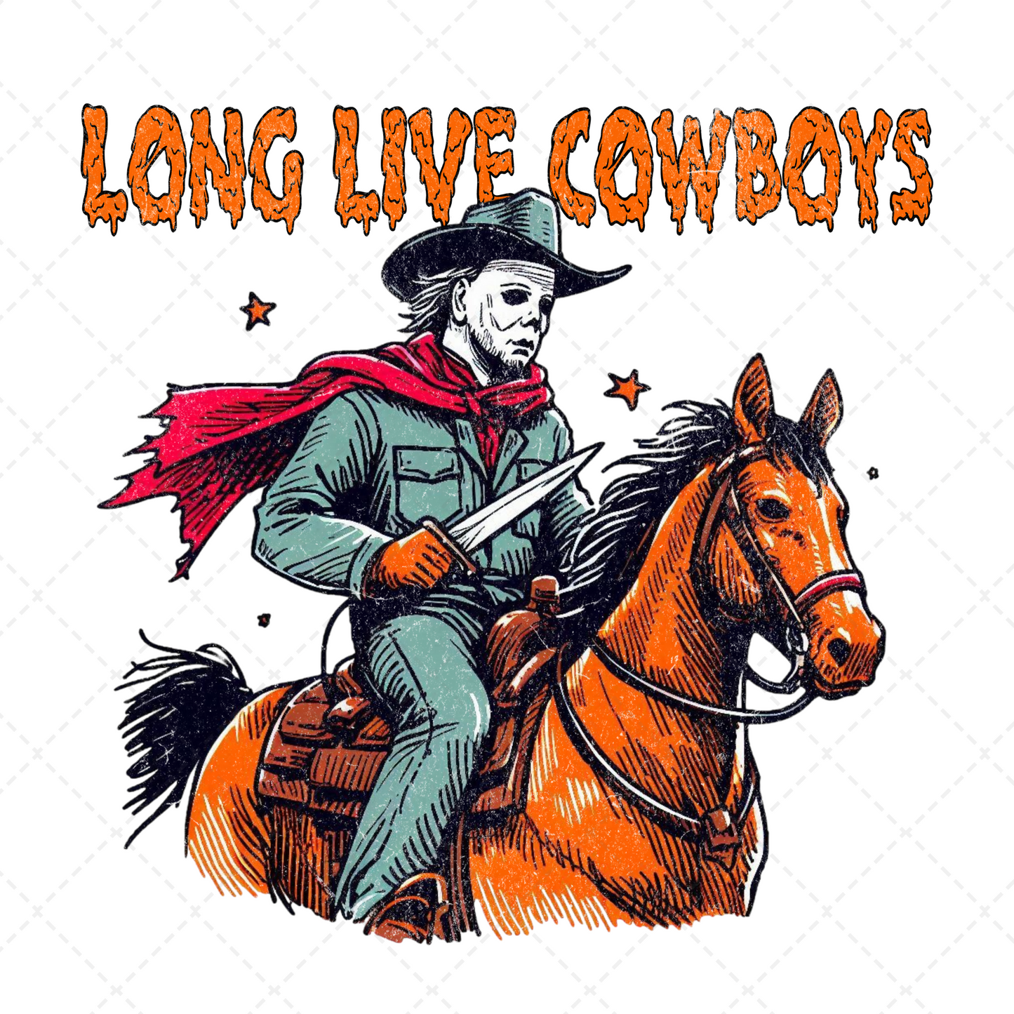 Long Live Cowboys Transfer ** TWO PART* SOLD SEPARATELY**