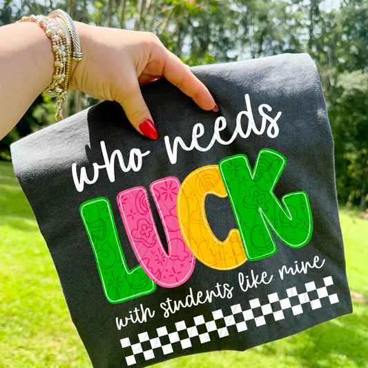 Who Needs Luck Students Transfer