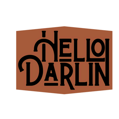 Hello Darlin Leather Patch
