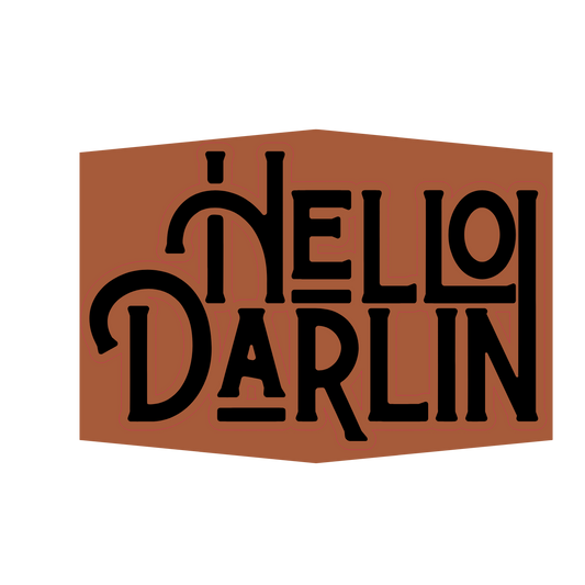 Hello Darlin Leather Patch