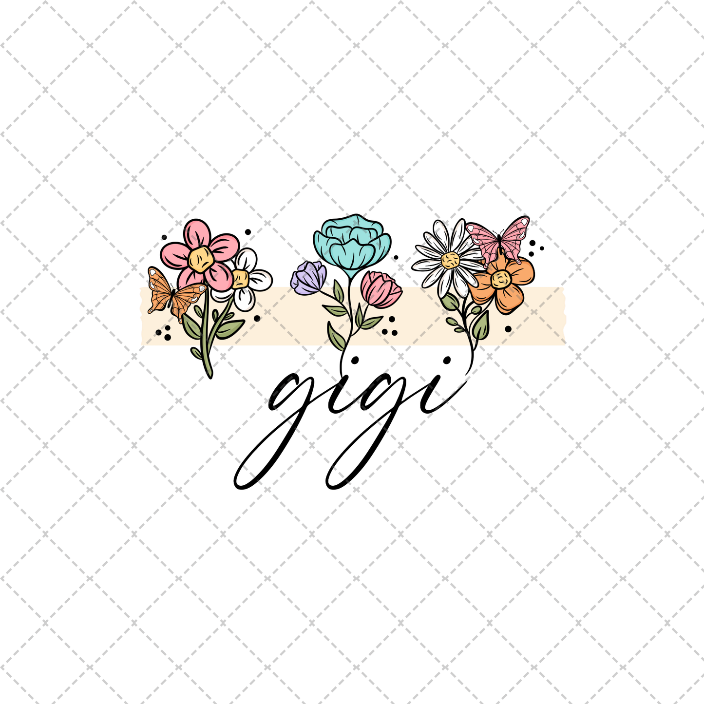 Gigi Floral Transfer