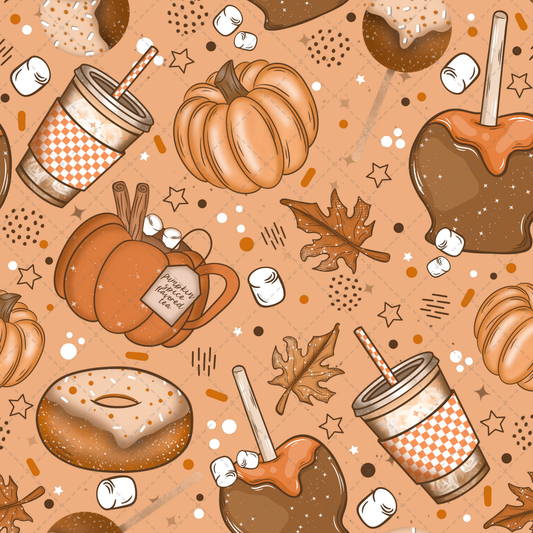 Pumpkin Spice Seamless 1 - Sublimation Transfer