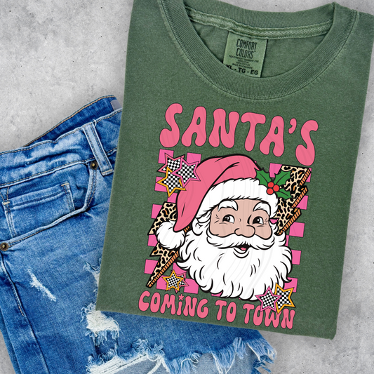 Santa's Coming To Town Transfer