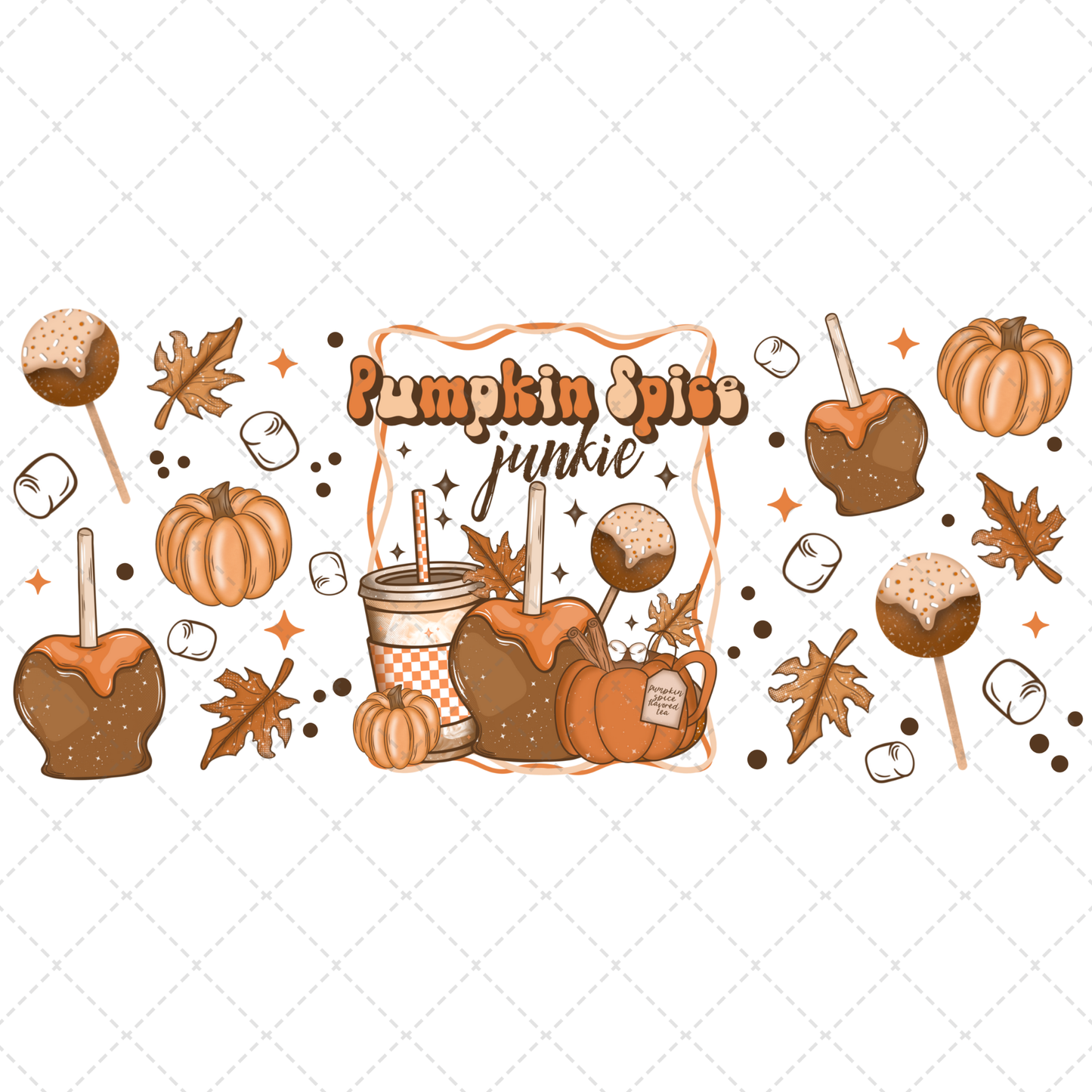 Pumpkin Spice Wrap - Sublimation Transfer