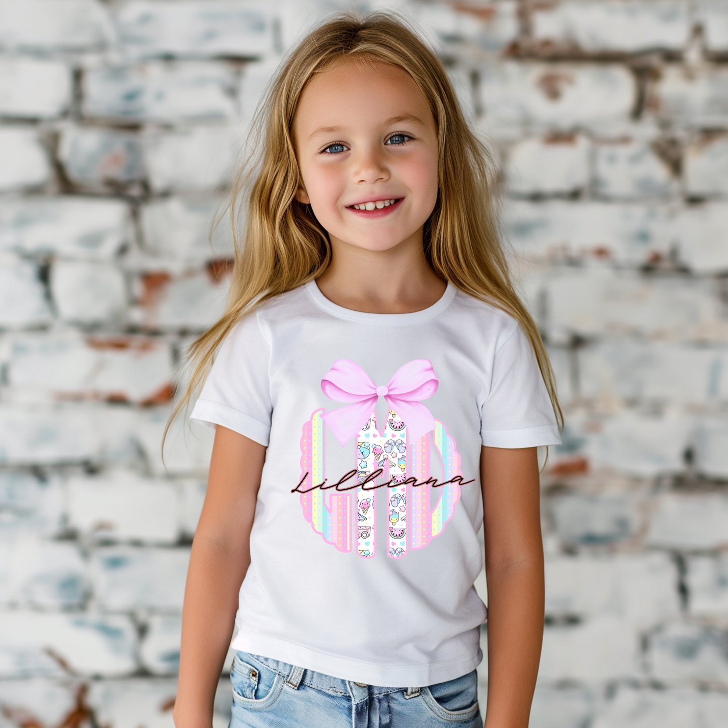 Kwaii Summer - Custom Monogram Transfer