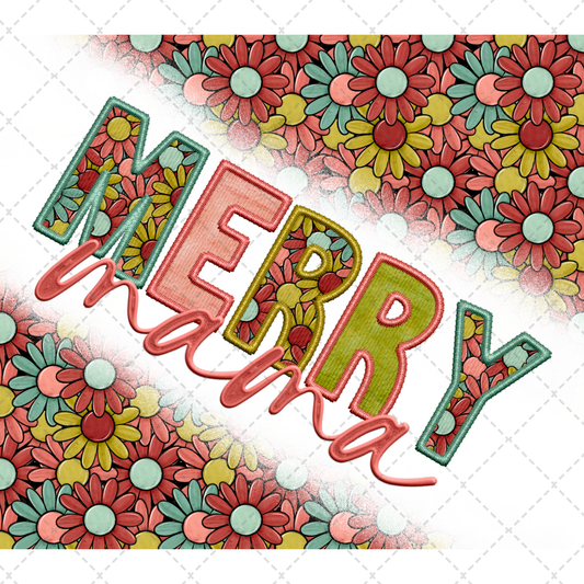 Merry Mama - Sublimation Transfer