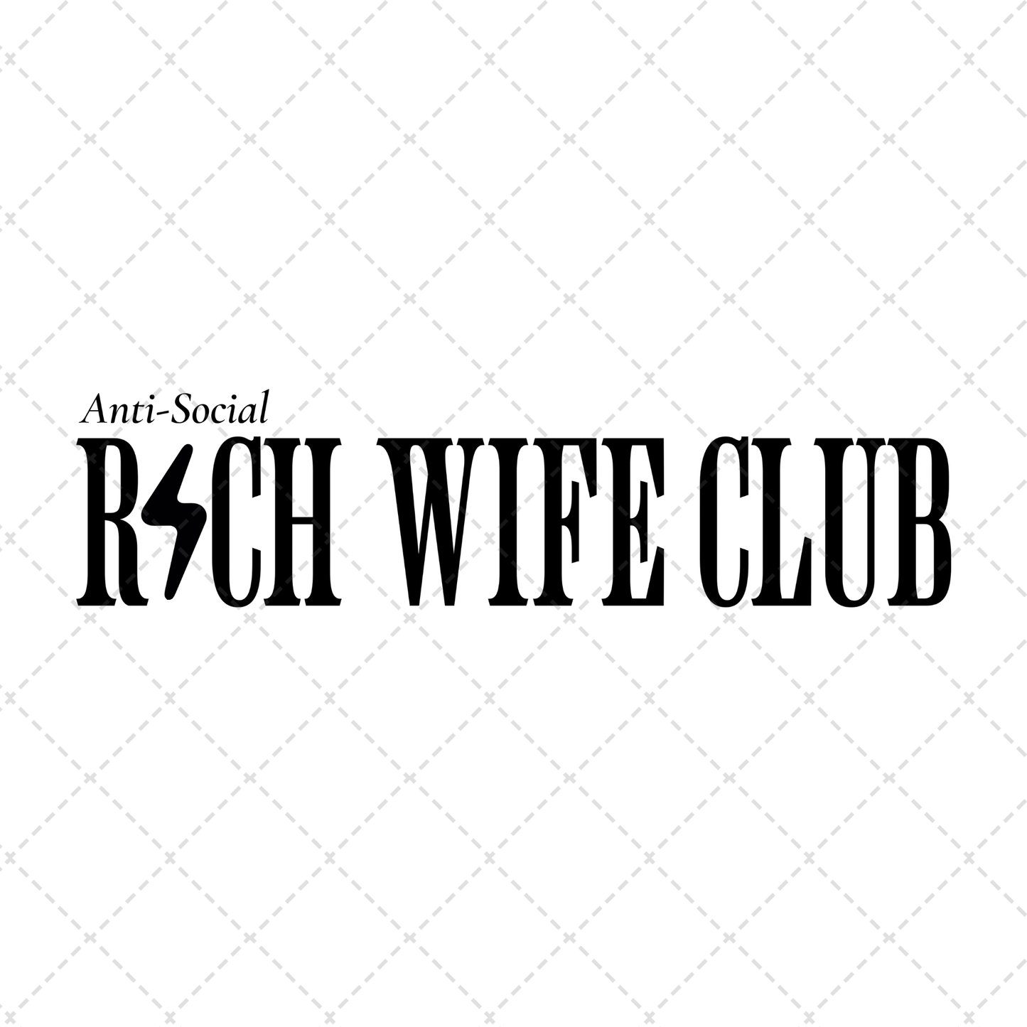 Rich Wife Club Transfer **TWO PART* SOLD SEPARATELY**