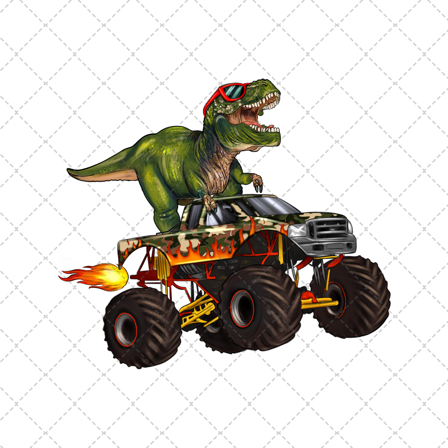 Monster Truck Dino Transfer