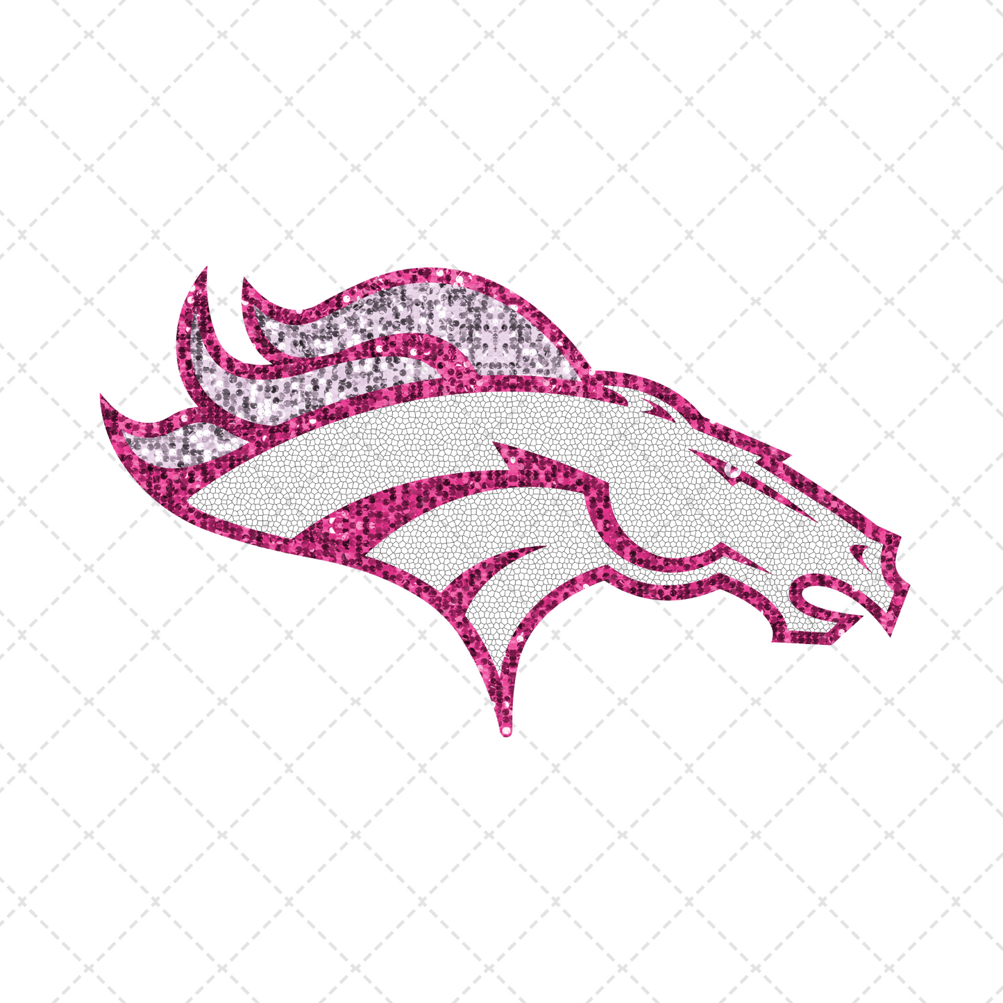 Broncos Pink Transfer