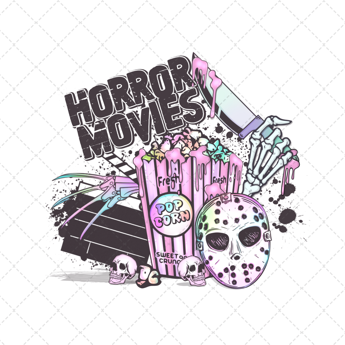 Horror Movies And Chill Transfer  ** TWO PART* SOLD SEPARATELY**