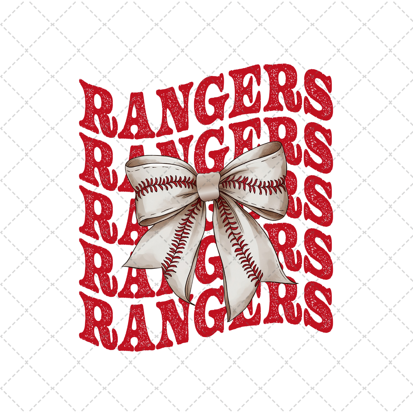 Rangers Coquette Transfer ** TWO PART* SOLD SEPARATELY**