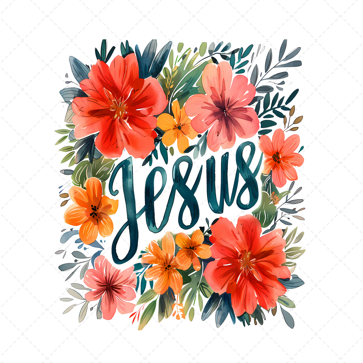 Jesus Floral Transfer