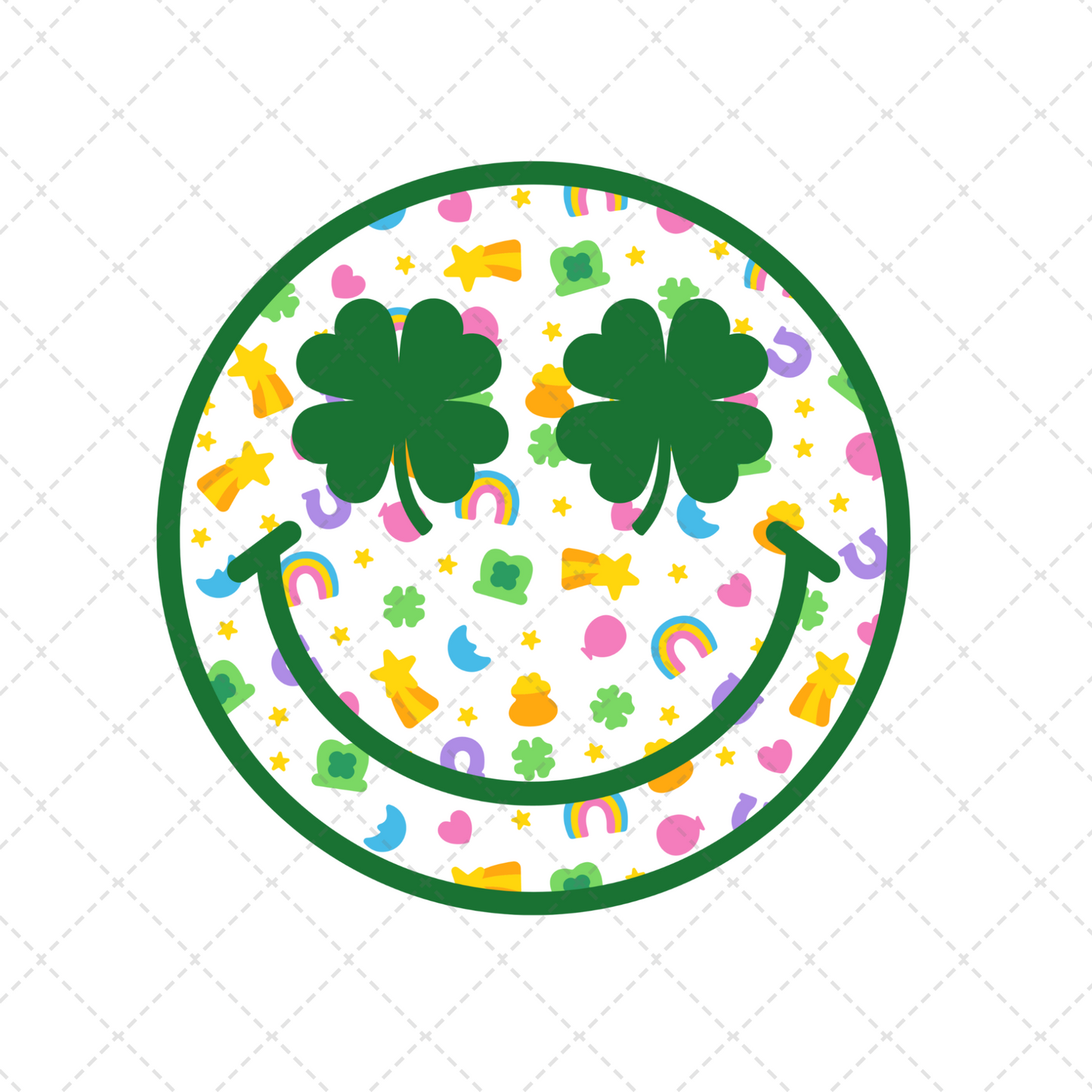 Lucky Charm Smiley Transfer