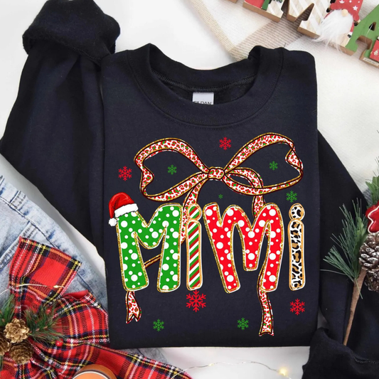 Cheetah Christmas Mimi Transfer