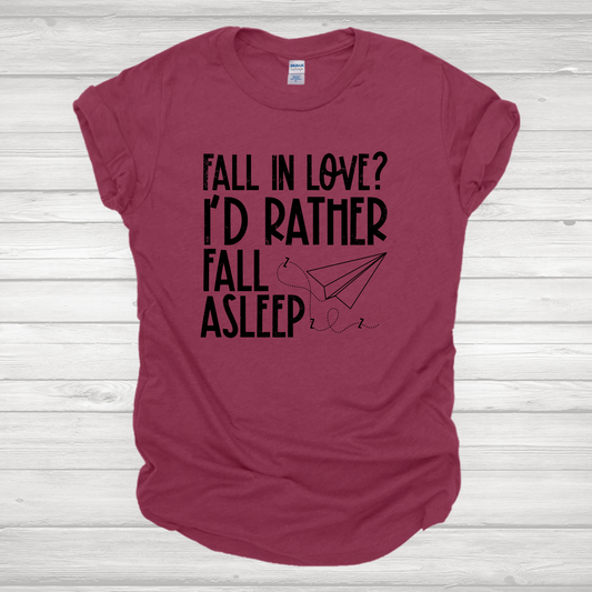 Fall In Love, I'd Rather Fall Asleep Transfer