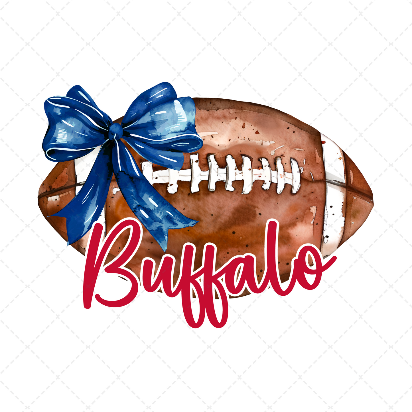 Buffalo Football Coquette Transfer