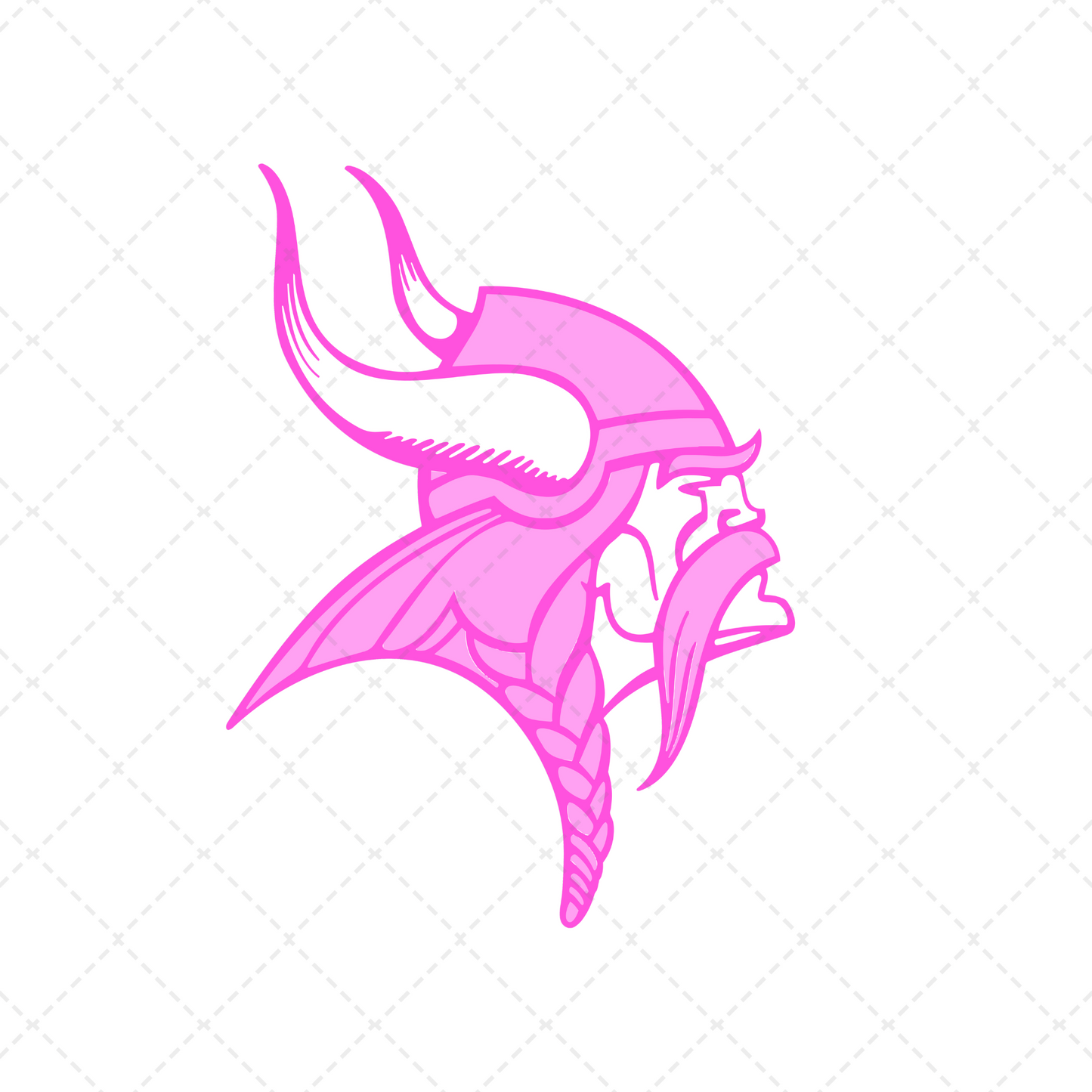 Vikings Pink Transfer