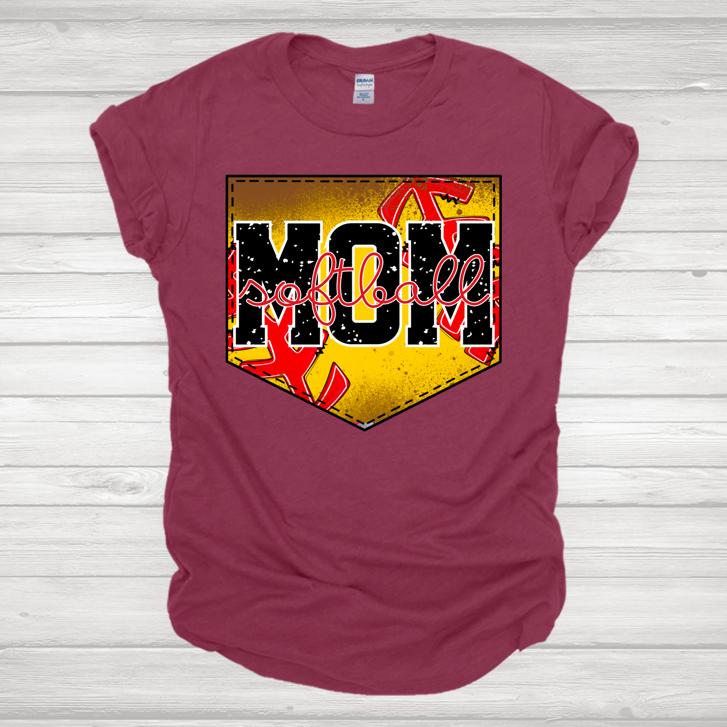 Mom Softball Homeplate Transfer