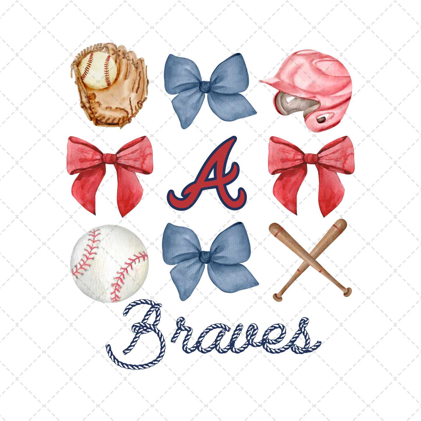 Braves Coquette Transfer