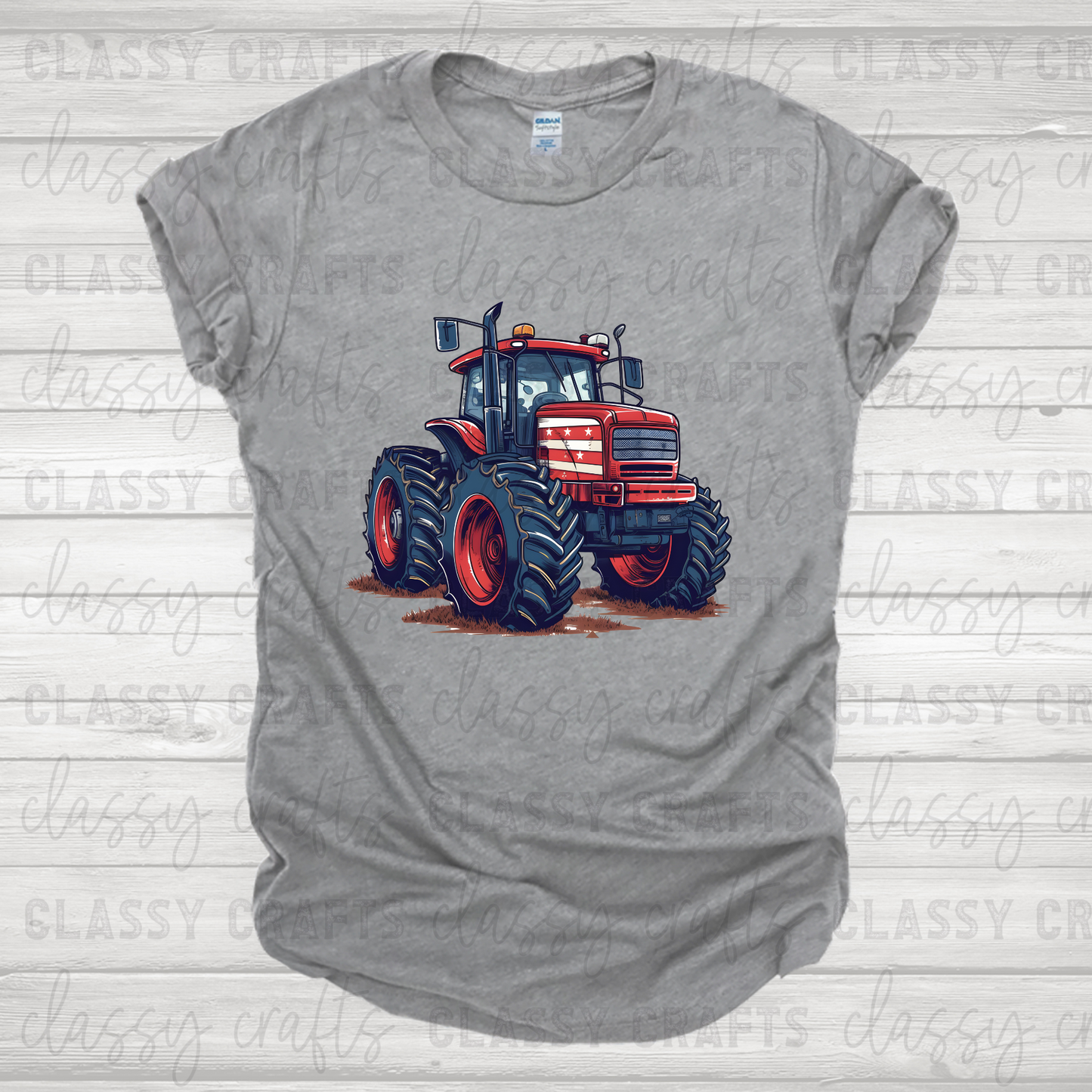 Patriotic Tractor Transfer